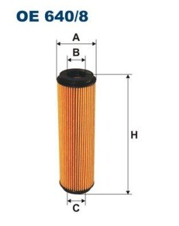 Масляний фільтр filtron OE 640/8 на Мерседес W203