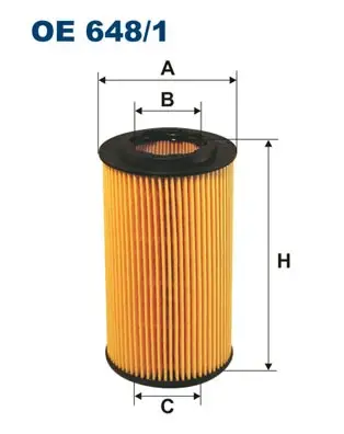 Масляный фильтр filtron OE6481