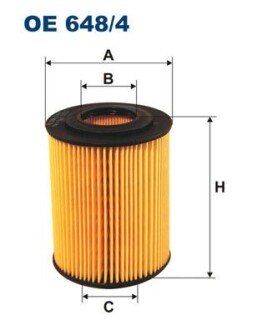 Масляный фильтр filtron OE 648/4 на Опель Астра h