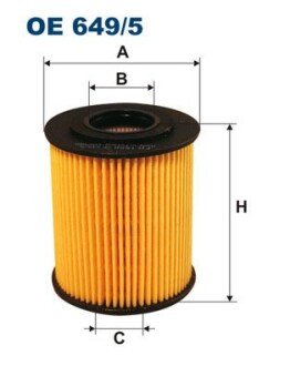 Масляный фильтр filtron OE 649/5 на Опель Омега б