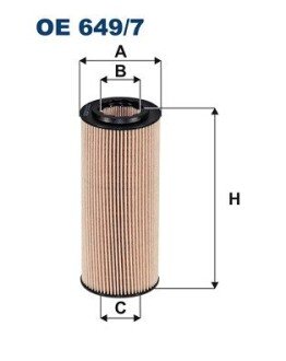 Масляный фильтр filtron OE 649/7 на Бмв 5 серии