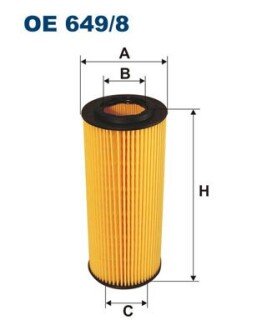 Масляный фильтр filtron OE649/8 на Бмв Х6