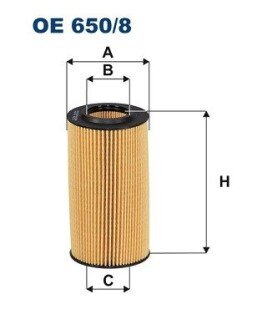 Масляный фильтр filtron OE650/8 на Ауди A8 D5