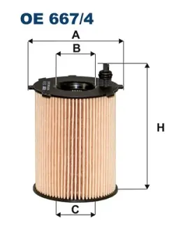 Масляный фильтр filtron OE6674