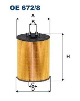 Масляний фільтр filtron OE6728