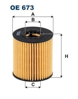 Масляний фільтр filtron OE673 на Фиат Улисс