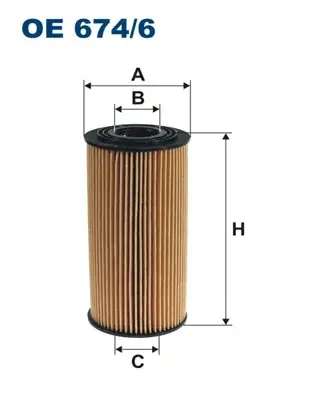 Масляный фильтр filtron OE 674/6
