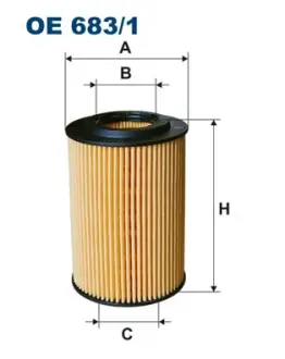 Масляный фильтр filtron OE6831 Хонда Аккорд 8