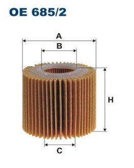 Масляный фильтр filtron OE 685/2 на Тойота Рав-4