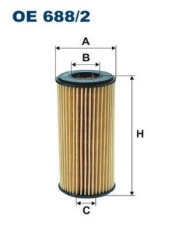 Масляний фільтр filtron OE 688/2 на Фольксваген Гольф 7