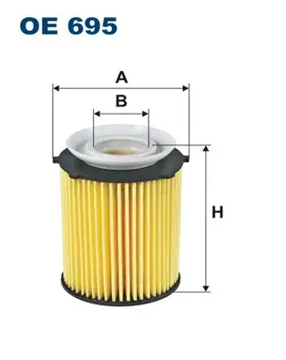 Масляный фильтр filtron OE 695