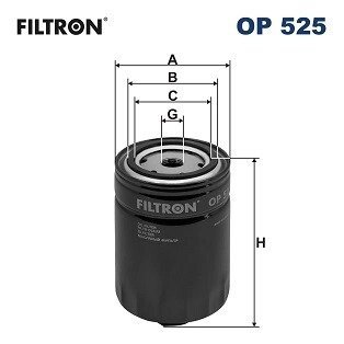 Масляный фильтр filtron OP 525 на Фольксваген Поло седан