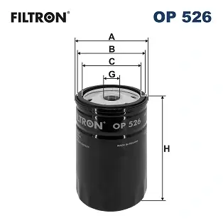 Масляний фільтр Filtron OP 526 (фото 1)