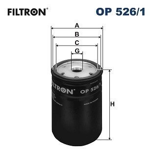 Масляный фильтр filtron OP 526/1 на Сеат Толедо 1