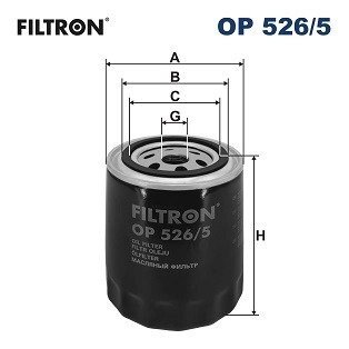 Масляний фільтр filtron OP 526/5 на Ауди А6 с6