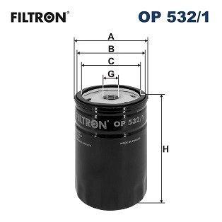 Масляный фильтр filtron OP 532/1 на Мазда Сх 9