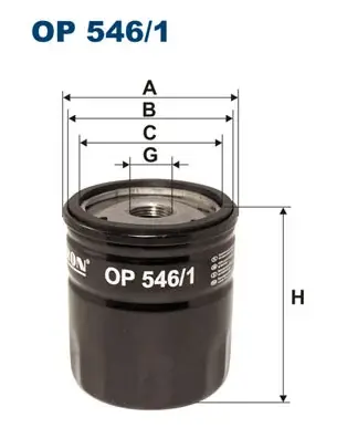 Масляний фільтр Filtron OP5461 (фото 1)