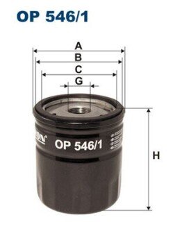 Масляний фільтр filtron OP546/1 на Форд С-макс