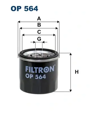 Масляный фильтр filtron OP 564