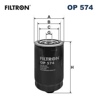 Масляний фільтр filtron OP 574 на Вольво 960