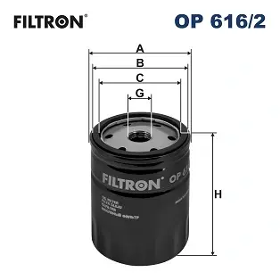 Масляный фильтр filtron OP6162