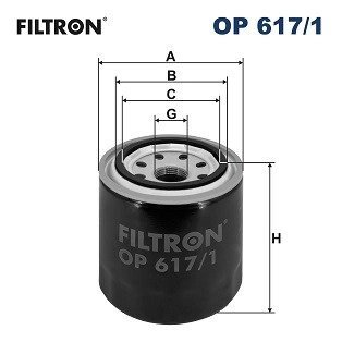 Масляный фильтр filtron OP6171 на Киа Соренто прайм