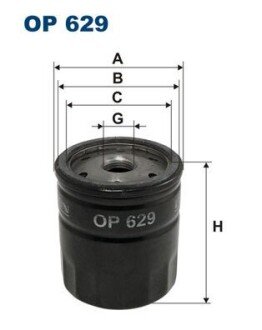 Масляний фільтр filtron OP629