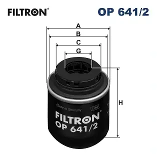 Масляный фильтр filtron OP6412 Фольксваген Гольф 6