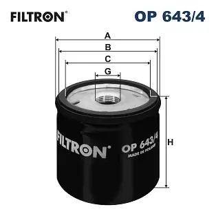 Масляный фильтр filtron OP 643/4
