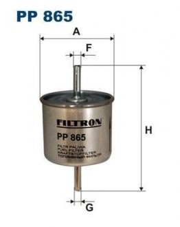 Повітряний фільтр filtron PP 865