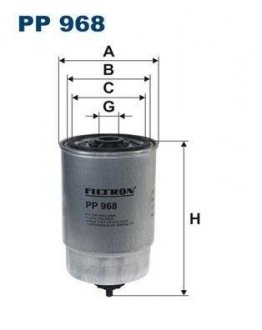 Повітряний фільтр filtron PP 968/1