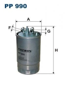 Паливний (топливный) фільтр filtron PP 990/2