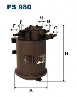 Повітряний фільтр filtron PS 980/9