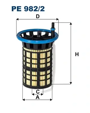 Топливный фильтр filtron PE9822