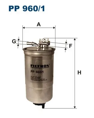 Топливный фильтр filtron PP9601