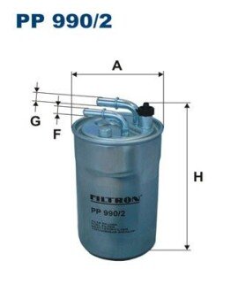 Топливный фильтр filtron PP 990/2 на Опель Корса д