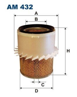 Воздушный фильтр filtron AM 432