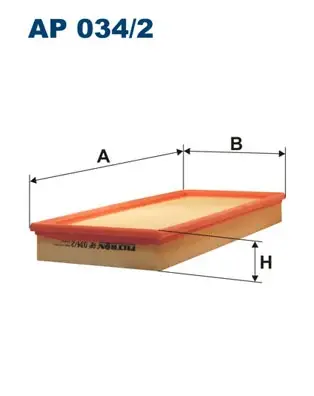 Воздушный фильтр filtron AP 034/2