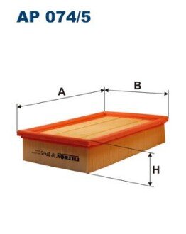 Повітряний фільтр filtron AP 074/5