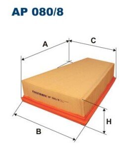 Повітряний фільтр filtron AP0808 на Пежо Партнер