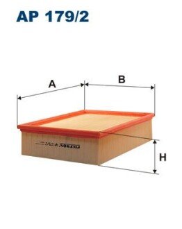Повітряний фільтр filtron AP 179/2 на Ауди А4 б7