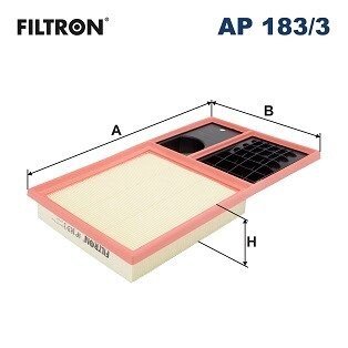 Повітряний фільтр filtron AP183/3 на Сеат Альтеа