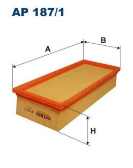 Повітряний фільтр filtron AP187/1