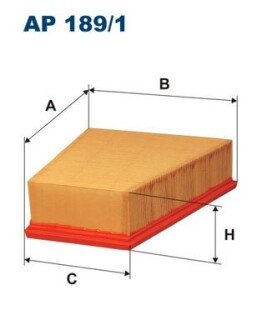 Повітряний фільтр filtron AP189/1