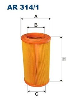 Повітряний фільтр filtron AR 314/1