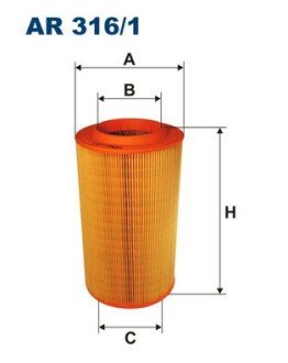 Повітряний фільтр filtron AR 316/1