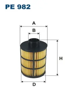 Воздушный фильтр filtron PE982 Фиат Сиена