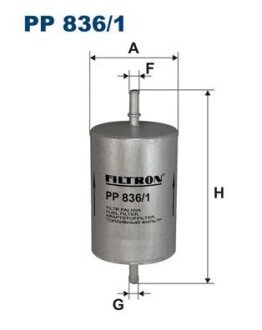 Повітряний фільтр filtron PP 836/1 на Ауди А3 8l