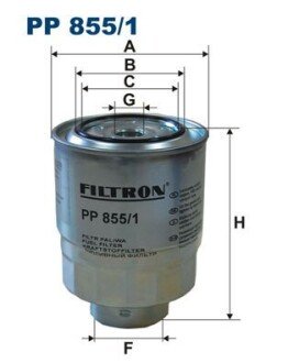 Воздушный фильтр filtron PP 855/1 на Тойота Аурис