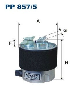 Повітряний фільтр filtron PP857/5